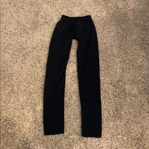 One size black leggings